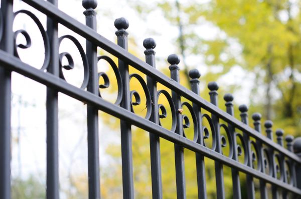 Wrought Iron Fence Cleaning in Davenport