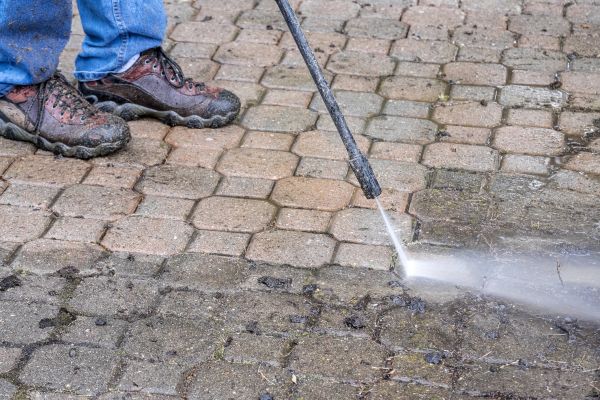 Stone Patio Cleaning in Davenport